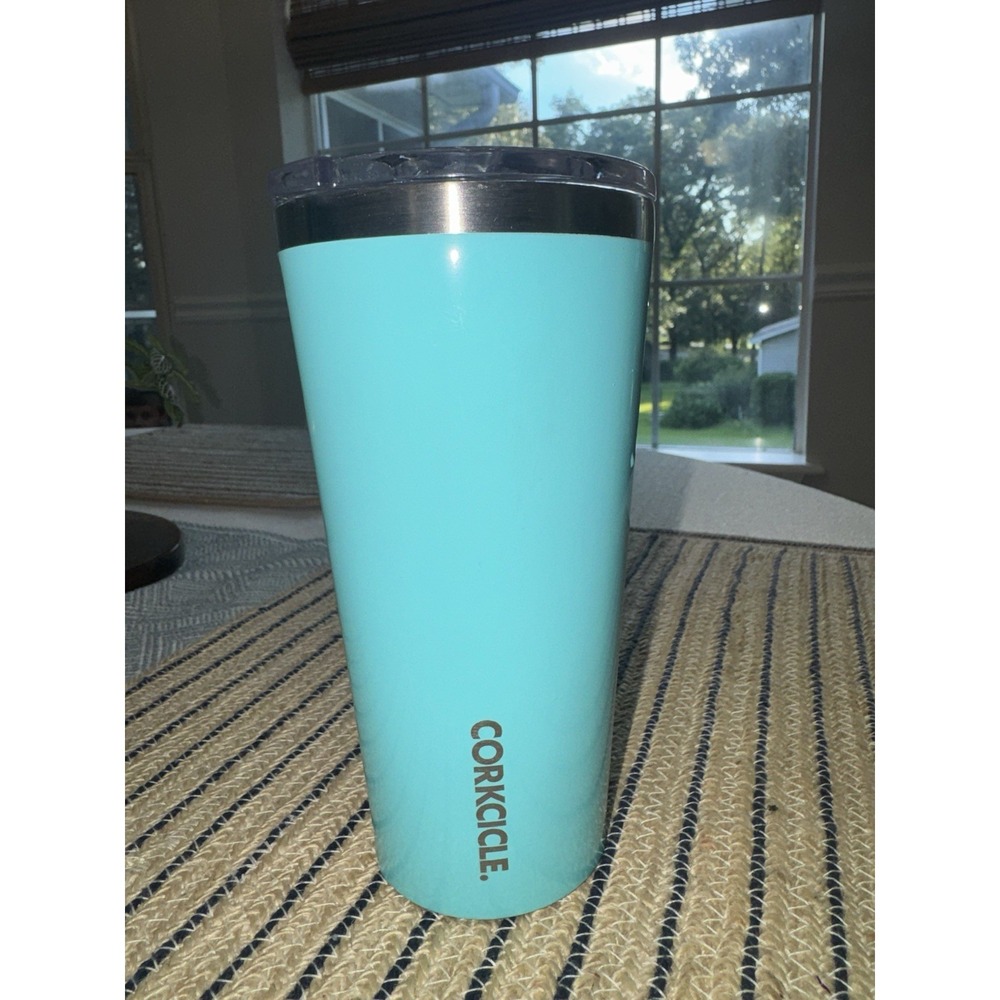 Corkcicle 16‎ Oz Insulated Stainless Steel Tumbler Teal Green